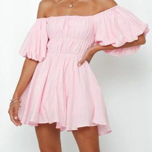 Be Your Baby Doll Dress in Baby Pink
